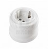 B1-101-01 Розетка  с з/к 16А, 250В, "Лизетта" керамика белый  BIRONI B1-101-01 - фото 625901