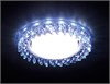 G255 PR/WH хром/перламутровый хрусталь/MR16+3W(LED WHITE) Светильник встраиваемый (уп.30шт.) G255 PR/WH хром/перламутр - фото 625973