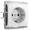 W1271001 Hammer Механизм розетки 1 гнездо с заземлением, белая (уп.10шт.) Werkel™ a052018-1 - фото 625986