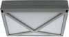 FS53PSECS Ecola GX53 LED B4157S светильник накладной IP65 матовый Прямоугольник/Пирамида алюмин. 2*GX53 Серый  FS53PSECS - фото 625991