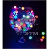 303-509-6 Электрогирлянда "LED Шарики" с контролл. 10мх1,75см 80LED 10Вт 220В IP54 мульти Neon Night 303-509-6 - фото 626216