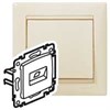 774147 ИНФОРМАЦИОННАЯ РОЗЕТКА VALENA RJ45 КАТЕГОРИЯ 6 2 ВЫХОДА НА ЗАХВАТАХ СЛОН. КОСТЬ (уп.10шт.) 774147 - фото 626241