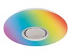 FF201 WH/CH белый 72W Музыкальный светодиодный светильник D495*85 (ПДУ ИК) Ambrella Light FF201 WH/CH белый 72W - фото 626410
