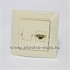 1590480-031 телефон.роз. RJ11 слон.кость (10шт) МЕХАНИЗМЫ С РАМКОЙ В КОМПЛЕКТЕ ВЫВЕДЕНЫ ИЗ АССОРТИМЕ 1590480-031 - фото 626627