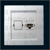 1590480-031 телефон.роз. RJ11 слон.кость (10шт) МЕХАНИЗМЫ С РАМКОЙ В КОМПЛЕКТЕ ВЫВЕДЕНЫ ИЗ АССОРТИМЕ 1590480-031 - фото 626628