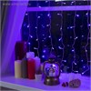 1080467 Гирлянда «Занавес» 2 х 1.5 м, IP20, прозрачная нить, 360 LED, свечение фиолетовое, 8 режимов, 220 В Luazon Lighting 1080467 - фото 626631