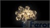 32368 CL580 Гирлянда 220V 100LED 2700К белый, 6W, длина 3м+0,5м шнур, батарейки 3*ААА, IP20 (уп.24шт.) FERON 32368 - фото 626731