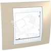 MGU6.002.867 Unica Хамелеон Рамка, 1 место, песчаный/белая (уп.10шт.) Schneider Electric MGU6.002.867 - фото 626752