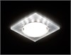 G215 CH/WH хром/матовый GX53+3W (LED WHITE) Светильник встраиваемый (уп.50шт.) Ambrella Light 4627094359713 - фото 626796