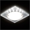 G215 CH/WH хром/матовый GX53+3W (LED WHITE) Светильник встраиваемый (уп.50шт.) Ambrella Light 4627094359713 - фото 626797