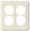 WST 2038 РАМКА 4-й РОЗЕТКИ. для 2xWSN 1222 (I) или 2xWSN 1122 (I) бежевая (уп.10шт.) WST 2038 - фото 626889