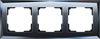 WL08-Frame-03 Diamant Рамка на 3 поста, черная (уп.10шт.) WERKEL a029845 - фото 626937
