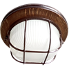 TP53R5ECA Ecola GX53 LED НБО-03-60-022 Cветильник накладной Круг дерево Орех 1*GX53, IP65, матовый с решеткой (уп.8шт.) TP53R5ECA - фото 627068
