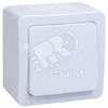 EVMP10-K01-10-54-EC Гермес PLUS ВС20-1-0-ГПБ Одноклавишный выключатель 10А IP54 белый (уп.10шт.) IEK® EVMP10-K01-10-54-EC - фото 627342