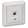 RSI-152K5E-28 Wessen 59 Розетка компьютерная RJ45, 1 гнездо,в сборе, слоновая кость (уп.10шт.) Schneider Electric RSI-152K5E-28 - фото 627746