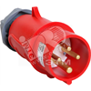 PSN02-016-4 MAGNUM ССИ-014 16А-6ч/380-415В 3Р+РЕ IP44 Вилка переносная (уп.10шт.) IEK® PSN02-016-4 - фото 627896