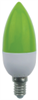 C4TG26ELB Ecola candle LED color 2,6W 220V E14 Green Лампа св/д свеча зеленая (уп.100шт.) C4TG26ELB - фото 628127