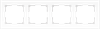 WL01-Frame-04 Favorit Рамка на 4 поста, натуральное стекло (уп.5шт.) Werkel™ ВЫВЕДЕНА ИЗ АССОРТИМЕНТА a031478-1 - фото 628584