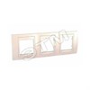 MGU6.006.25 Unica Хамелеон Рамка горизонтальная 3 места, бежевая (уп.5шт.) Schneider Electric MGU6.006.25 - фото 628611