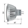 M2TW54ELC Ecola лампа св/д MR16 GU5.3  5,4W 220V 2800K 47*50 прозр. стекло теплый белый M2TW54ELC-1 - фото 628646