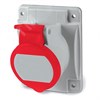 DIS4131666F, Розетка скрытой установки с наклоном IP44 16А 3P+E 400В (уп. 10шт) ДКС DIS4131666F - фото 628677