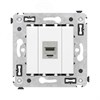 4400763 Avanti Механизм розетки компьютерной RJ45 Cat.5e, белое облако (уп.10шт.) ДКС (Россия) 4400763 - фото 628777