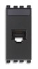 19339.11 Arke Механизм розетки RJ45 netsafe cat5e utp 1 модуль, серый VIMAR 19339.11 - фото 628803