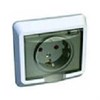 PC 16-044B ЭТЮД Розетка 1 гнездо с заземлением, шторками и крышкой IP44, белая (уп.14шт.) Systeme Electric (Россия) PC16-044B - фото 629236