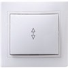 EVK12-K01-10-DM КВАРТА ВСп10-1-0-КБ Одноклавишный переключатель 10А, в сборе, белый (уп.10шт.) IEK® EVK12-K01-10-DM - фото 629284