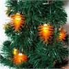 26895 CL559 теплый белый Гирлянда "Еловые шишки" 10 LED, 1,33 м, батарейки 3*АА, IP20 (уп.10шт.) 26895 - фото 629293