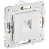 SK-K10-1-K01 Skandy Механизм розетки компьютерной RJ45 Cat.5e, арктический белый (уп.10шт.) IEK® (Китай) SK-K10-1-K01 - фото 629312