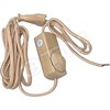 23057 DM103-200W 230V 1,5+0,5м Шнур сетевой с диммером, золото (уп.10/100шт.) FERON 23057 - фото 629323