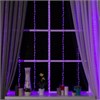 187188 Гирлянда «Водопад» 2 × 1.5 м, IP20, прозрачная нить, 400 LED, свечение фиолетовое, 8 режимов, 220 В Luazon Lighting 187188 - фото 629334