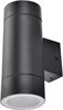 FB53C2ECH Ecola GX53 LED 8013A Светильник накладной IP65 2*GX53 цилиндр, черный (уп.10шт.) FB53C2ECH - фото 629443
