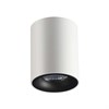 3569/1C ODL18 116 белый с черным Потолочный накладной светильник GU10 1*50W 220V Tuborino Odeon Light 711039 - фото 629535