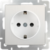 WL13-SKGS-01-IP44 Механизм розетки 1 гнездо с заземлением и шторками, перламутровый рифленый (уп.10шт.) WERKEL a040883 - фото 629624