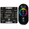 RFC24BESB Ecola LED strip RGB RF controller 24A 288W 12V (576W 24V) с кольцевым сенсорным черным радиопультом (уп.60шт.) RFC24BESB - фото 629658