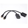 DEX-HDMI-01 Удлинитель HDMI HD19Mx2/RJ45Fx2 по витой паре, до 30 метров Gembird DEX-HDMI-01 - фото 629674