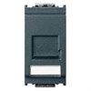 16357 РОЗЕТКА RJ45 POUYET CAT 5 UTP T568A/B СЕРАЯ (уп.10шт.) VIMAR IDEA 711327 - фото 629736