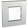 MGU6.702.55 РАМКА QUADRO 1 МЕСТО СЕРЕБРО (уп.5шт.) UNICA MGU6.702.55 - фото 629909