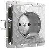 W1271006 Hammer Механизм розетки 1 гнездо с заземлением, серебряная (уп.10шт.) Werkel™ a052073-1 - фото 629949