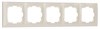 WL03-Frame-05 Snabb Basic Рамка на 5 постов, слоновая кость (уп.10шт.) Werkel™ a036634 - фото 629964