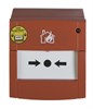 DM2010 Извещатель ручной адресный с боксом и стеклом серия 2000 ARITECH DM2010 - фото 630095