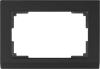 W0081808/WL04-Frame-01-DBL-black Stark Рамка для двойной розетки, черная (уп.10шт.) Werkel™ a050921-1 - фото 630198