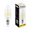 38006 Filament LB-713 B LED 11Вт E14 2700К 950Лм свеча 220В (замена 100Вт) Лампа светодиодная (уп.10/100шт.) FERON (Китай) 38006-1 - фото 630232