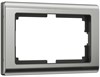 W0081602/WL02-Frame-01-DBL Metallic Рамка для двойной розетки, глянцевый никель (уп.5шт.) Werkel™ a051003-1 - фото 630259