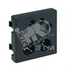 K20-14 Connect Плата для ввода кабелей (2х13мм и 4х6мм), 45х45мм, графит Simon Electric K20-14 - фото 630262