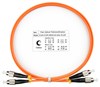 7588c FOP-62-FC-FC-1m Патч-корд волоконно-оптический (шнур) duplex FC-FC MM 62,5/125 1м LSZH Cabeus 7588c - фото 630519