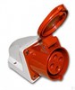 PSN12-032-4 MAGNUM Розетка стационарная ССИ-124 32А-6ч/380-415В 3Р+РЕ IP44 (уп.10шт.) IEK® PSN12-032-4 - фото 630582