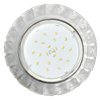 FN53RGEFB Ecola GX53 H4 5361 Glass Круг с крупными матовыми стразами Конус/фон мат./центр.часть хром Светильник встраиваемый (уп.5/30шт.) FN53RGEFB - фото 630650